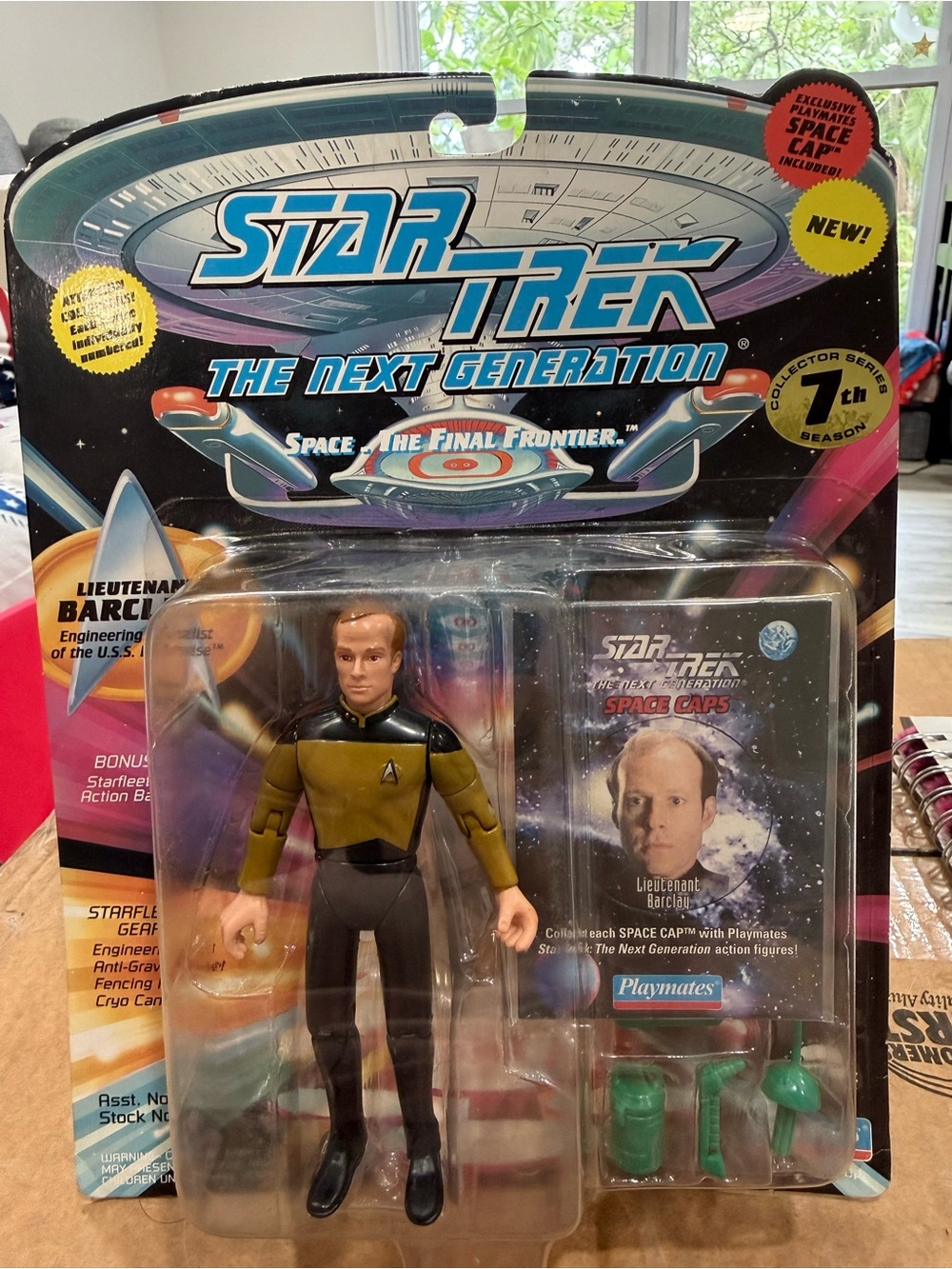 Star Trek The Next Generation Lieutenant Barclay Action Figure - Yellow & Black